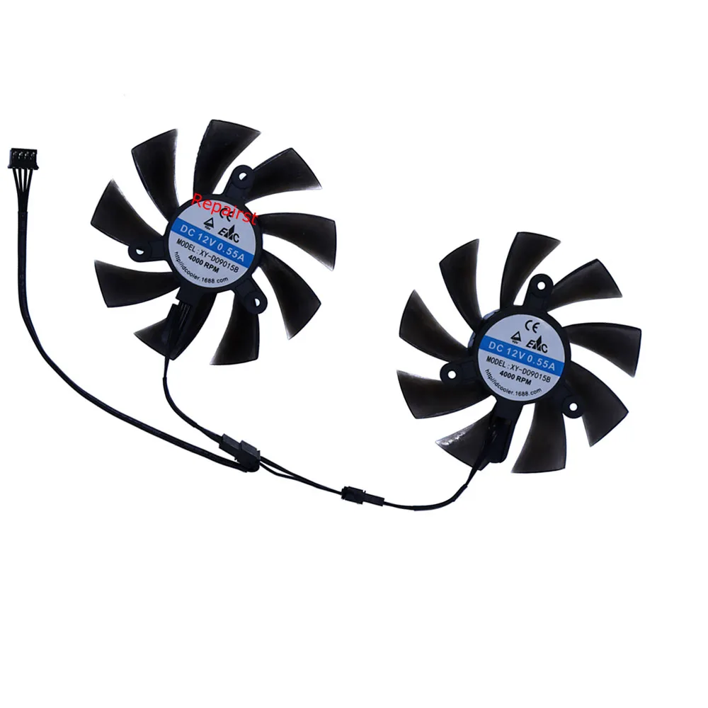 2Pcs/Set,Graphics Card Fan,GPU - đánh giá và giá Rx 580 8Gb 2048Sp Gpu