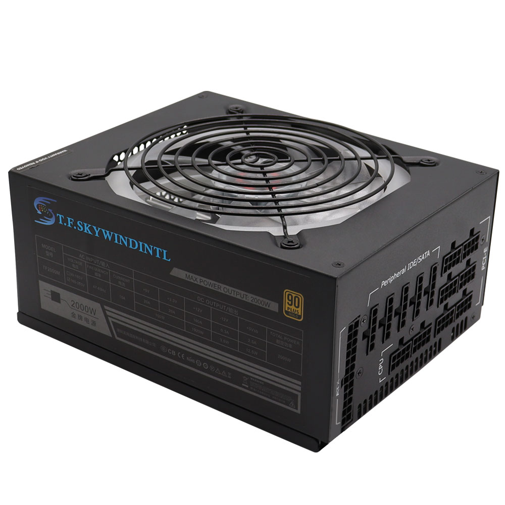 2000W RGB Full Moduler Nguồn C - đánh giá và giá 2000W Atx Mining Power Supply