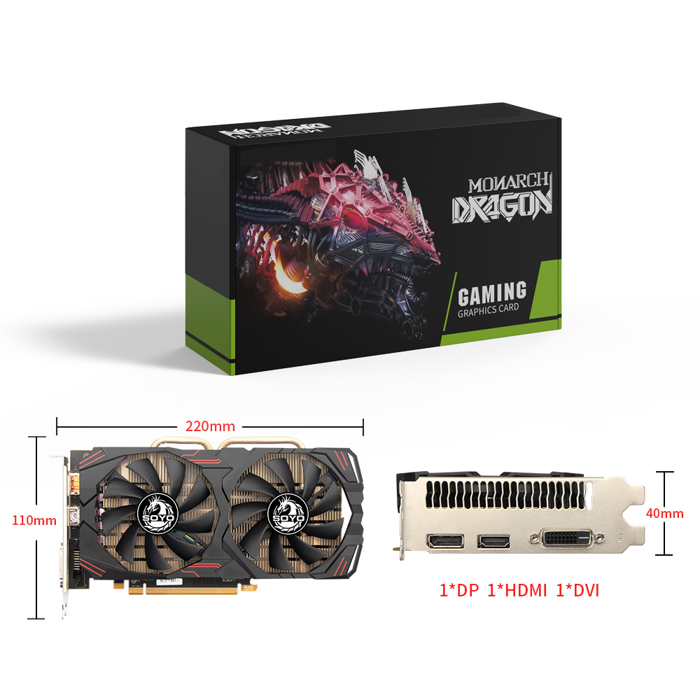 SOYO AMD Radeon RX580 8GB Grap - đánh giá và giá Rx 580 8Gb 2048Sp Gpu